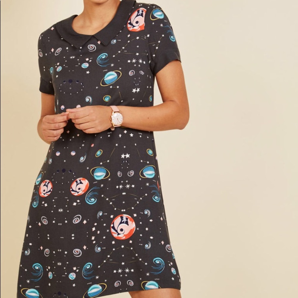 Planetarium Parade Babydoll Dress